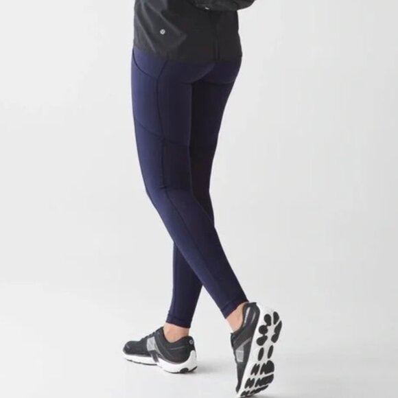LULULEMON Deep Indigo Speed Tight Leggings - Picture 2 of 3
